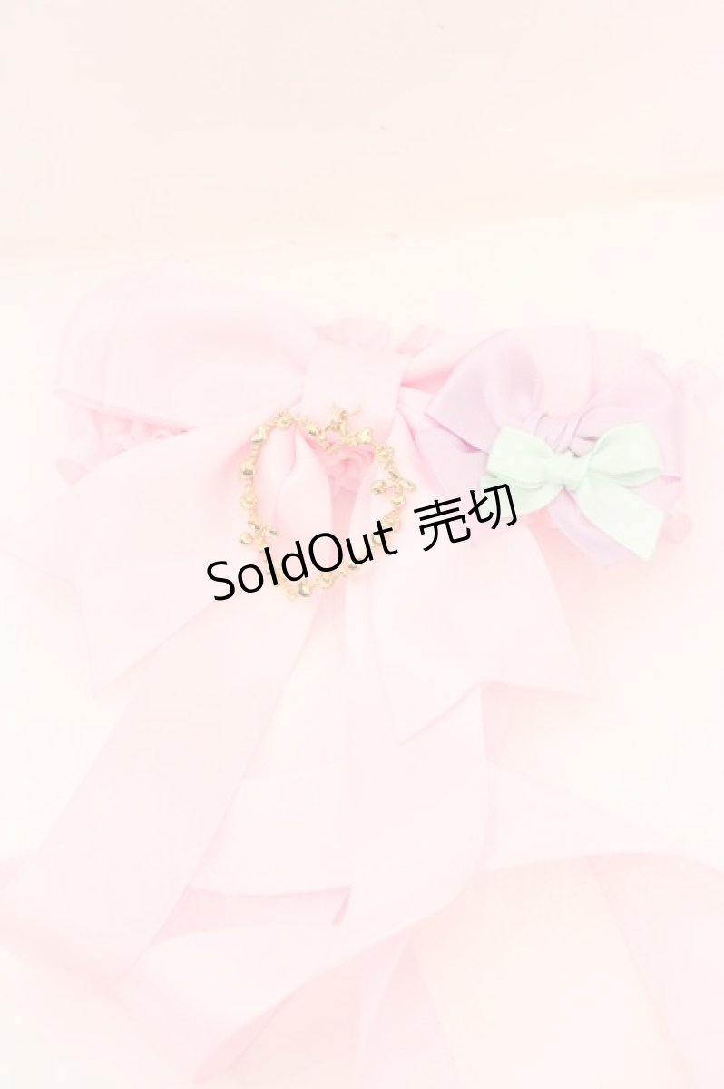 画像2: LOTUS ribbon / リボン ガーターリング  ピンク O-26-09-04-1018-LO-AC-IG-OS (2)