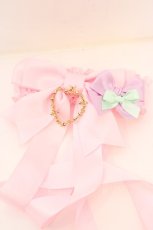 画像2: LOTUS ribbon / リボン ガーターリング  ピンク O-26-09-04-1018-LO-AC-IG-OS (2)