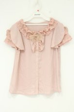 画像1: axes femme kawaii / フリリーブラウス M ピンク O-26-09-04-066-AX-BL-OW-OS (1)