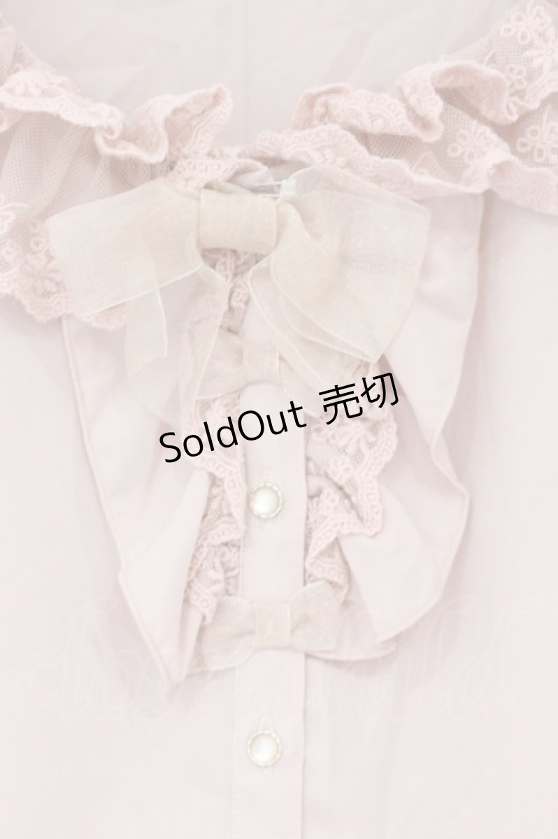 画像2: axes femme kawaii / フリリーブラウス M ピンク O-26-09-04-066-AX-BL-OW-OS (2)