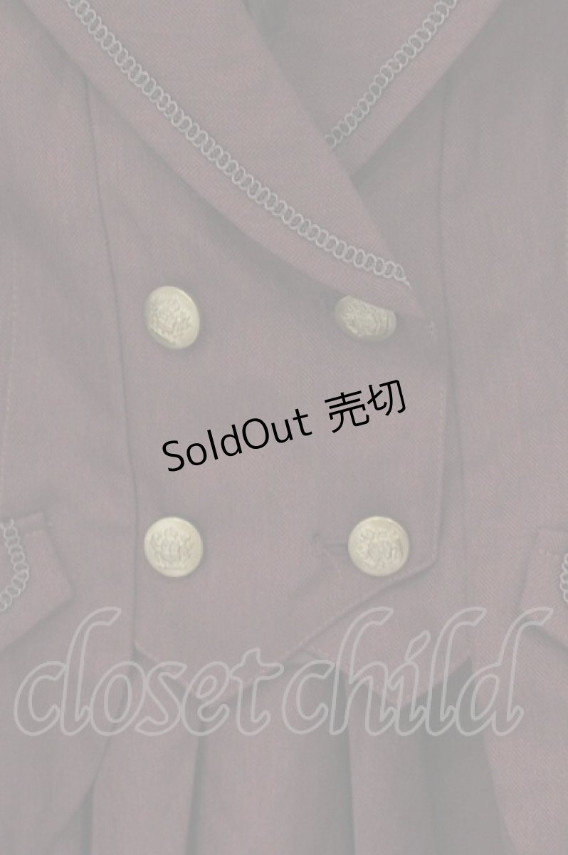 画像2: axes femme POETIQUE / フィッシュテールベスト M ワイン O-26-09-04-067-AX-TO-OW-OS (2)