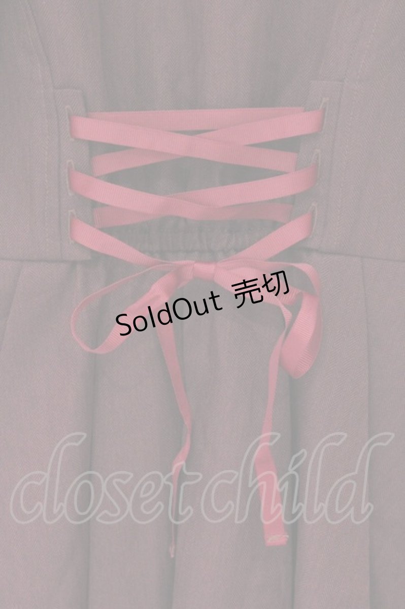 画像4: axes femme POETIQUE / フィッシュテールベスト M ワイン O-26-09-04-067-AX-TO-OW-OS (4)