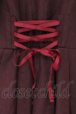 画像4: axes femme POETIQUE / フィッシュテールベスト M ワイン O-26-09-04-067-AX-TO-OW-OS (4)