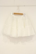 画像1: axes femme kawaii / オーガンジーパニエ M シロ O-26-09-04-069-AX-SK-OW-OS (1)