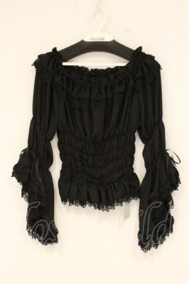 Preview of Blossom Breeze Blouse　ブラウス  ブラック