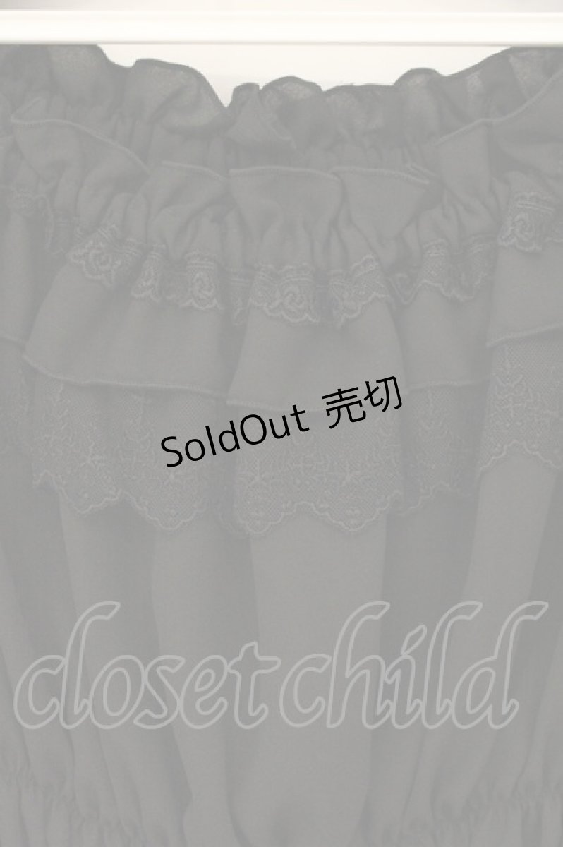 画像2: Vallee lys / Blossom Breeze Blouse　ブラウス  ブラック O-26-09-04-080-GO-BL-OW-OS (2)