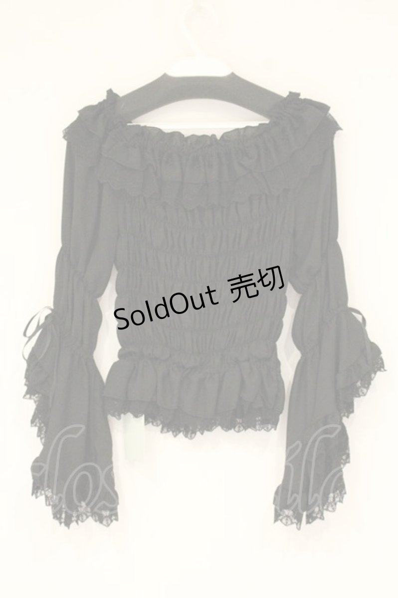 画像4: Vallee lys / Blossom Breeze Blouse　ブラウス  ブラック O-26-09-04-080-GO-BL-OW-OS (4)