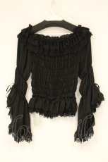 画像4: Vallee lys / Blossom Breeze Blouse　ブラウス  ブラック O-26-09-04-080-GO-BL-OW-OS (4)