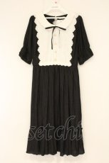 画像1: axes femme / シアーストライプワンピース F クロ O-26-09-04-082-AX-OP-OW-OS (1)
