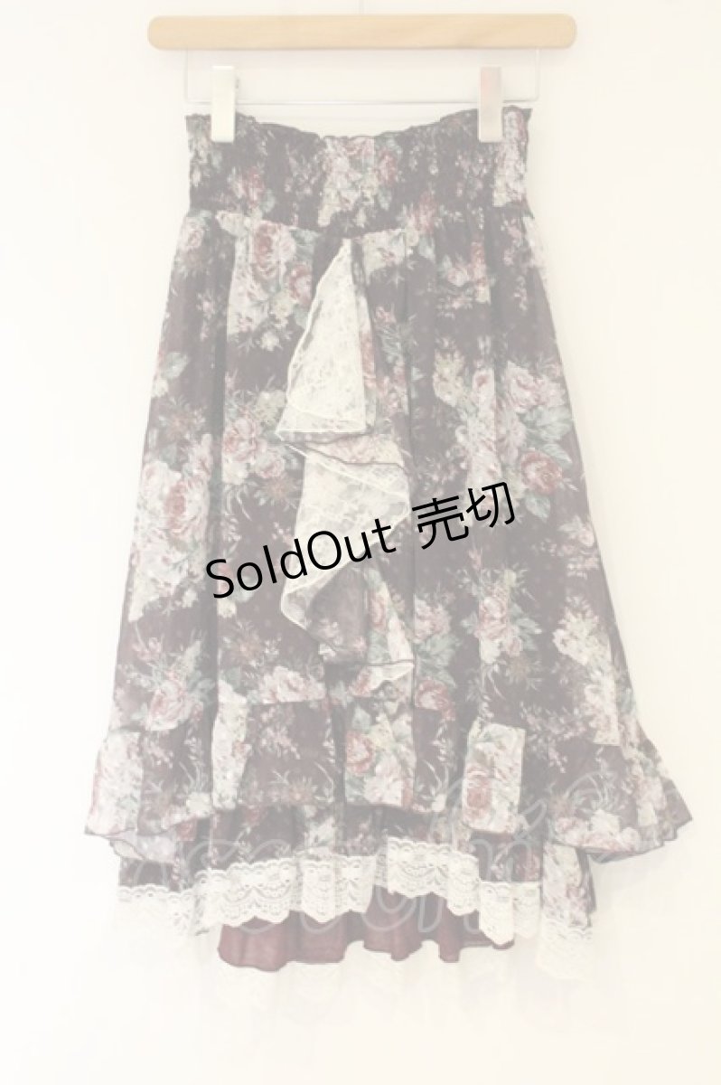 画像1: axes femme / 花柄マルチWAYスカート F ワイン O-26-09-04-084-AX-SK-OW-OS (1)
