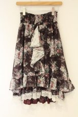 画像1: axes femme / 花柄マルチWAYスカート F ワイン O-26-09-04-084-AX-SK-OW-OS (1)
