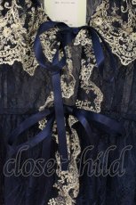 画像2: Vallee lys / Fishtail Lace Gilet  ネイビー O-26-09-04-097-GO-TO-IG-OS (2)