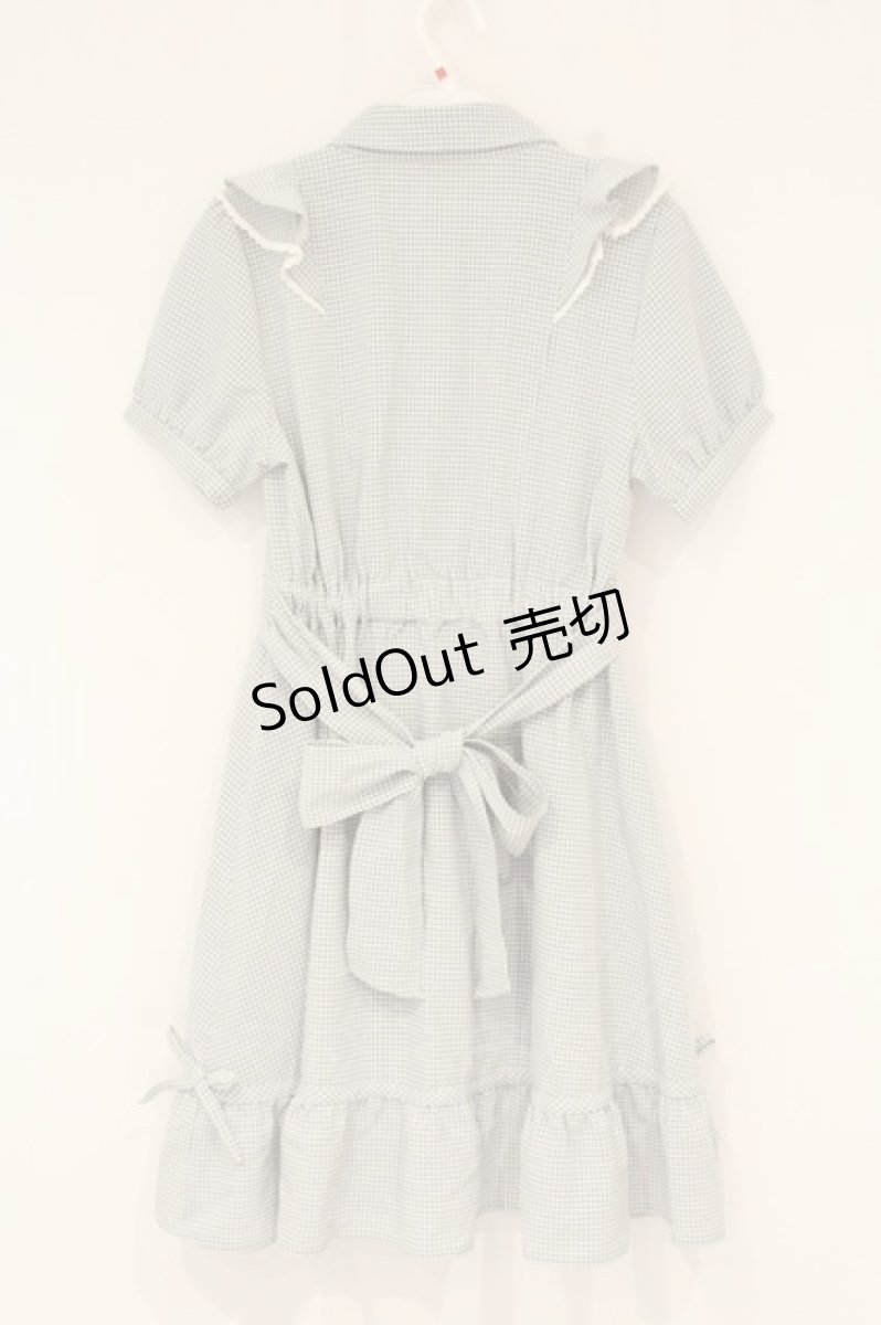 画像3: axes femme POETIQUE / ラッフルフリルワンピース M グリーン O-26-09-04-016-AX-OP-OW-OS (3)