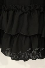 画像2: axes femme kawaii / ミディフリルペチスカート M クロ O-26-09-04-002-AX-SK-OW-OS (2)