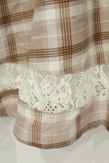画像3: axes femme POETIQUE / レースチェック柄ワンピース M ピンク O-26-09-04-017-AX-OP-OW-OS (3)