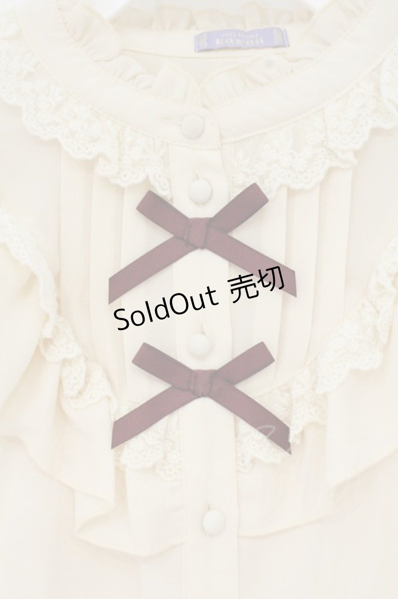 画像2: axes femme kawaii / クラシカルドールブラウス M キナリ O-26-09-04-018-AX-BL-OW-OS (2)