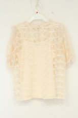 画像3: axes femme POETIQUE / お花チュールプルオーバー M ピンク O-26-09-04-023-AX-TO-OW-OS (3)