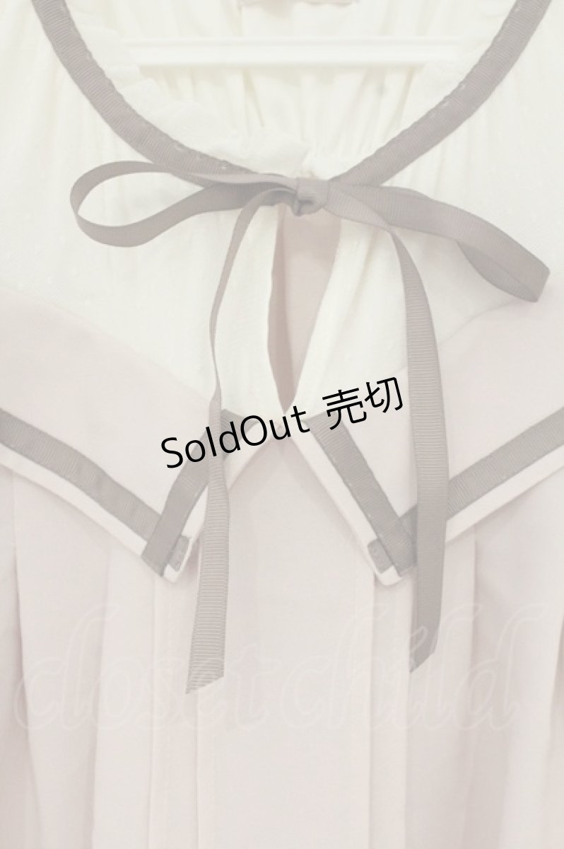 画像2: axes femme POETIQUE / 襟デザインオフショルトップス M ピンク O-26-09-04-027-AX-TO-OW-OS (2)