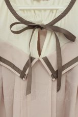 画像2: axes femme POETIQUE / 襟デザインオフショルトップス M ピンク O-26-09-04-027-AX-TO-OW-OS (2)