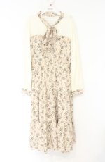 画像1: axes femme POETIQUE / フラワーシフォンワンピース M ピンク O-26-09-05-043-AX-OP-IG-OS (1)