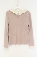 画像3: axes femme POETIQUE / レースカラープルオーバー M ピンク O-26-09-05-044-AX-TO-IG-OS (3)