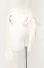 画像2: axes femme kawaii / 苺刺繍ハーフエプロン M シロ O-26-09-05-055-AX-SK-IG-OS (2)