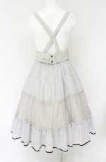 画像3: axes femme POETIQUE / サス付きシフォン重ねスカート M グレー系 O-26-09-05-068-AX-SK-IG-OS (3)