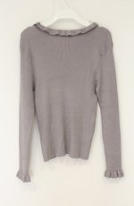 画像2: axes femme / ビジューボタンニット M グレー系 O-26-09-05-077-AX-TO-IG-OS (2)