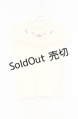 Preview of バラ刺繍ビスチェ切替タンク M アイボリー