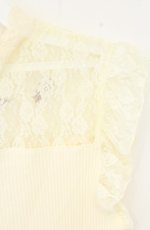 画像4: axes femme / バラ刺繍ビスチェ切替タンク M アイボリー O-26-09-05-011-AX-TO-IG-OS (4)