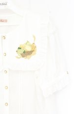 画像2: Amavel / Fruits Panierブラウス  シロ O-26-09-05-013-CA-BL-IG-OS (2)