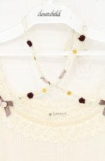 画像2: axes femme / バラクロスストラップキャミ M アイボリー O-26-09-05-019-AX-TO-IG-OS (2)
