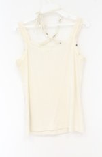 画像3: axes femme / バラクロスストラップキャミ M アイボリー O-26-09-05-019-AX-TO-IG-OS (3)