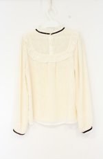 画像3: axes femme POETIQUE / 内レースブラウス M アイボリー O-26-09-05-020-AX-BL-IG-OS (3)
