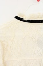 画像4: axes femme / 総レーストップス M アイボリー O-26-09-05-025-AX-TO-IG-OS (4)