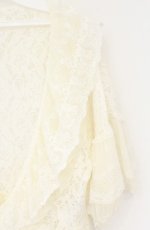 画像2: axes femme / レース半袖ボレロ M アイボリー O-26-09-05-029-AX-TO-IG-OS (2)