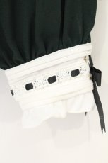 画像3: Amavel / Dark Chember Maid フリルブラウス F グリーン O-26-09-07-032-CA-BL-OW-OS (3)