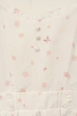画像2: axes femme / 桜レースＸ桜柄キャミワンピース F シロ×ピンク O-26-09-07-051-AX-OP-OW-OS (2)