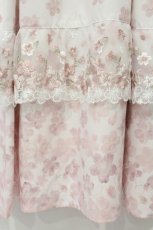 画像3: axes femme / 桜レースＸ桜柄キャミワンピース F シロ×ピンク O-26-09-07-051-AX-OP-OW-OS (3)