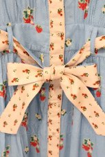 画像2: Franche Lippee / ストロベリーガウンワンピース FL5 サックス O-26-09-07-052-LO-OP-OW-OS (2)