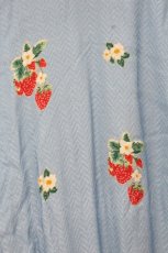 画像3: Franche Lippee / ストロベリーガウンワンピース FL5 サックス O-26-09-07-052-LO-OP-OW-OS (3)