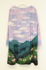 画像3: franche lippee black / アリス柄パイルワンピース FL5 パープル系 O-26-09-07-055-LO-OP-OW-OS (3)