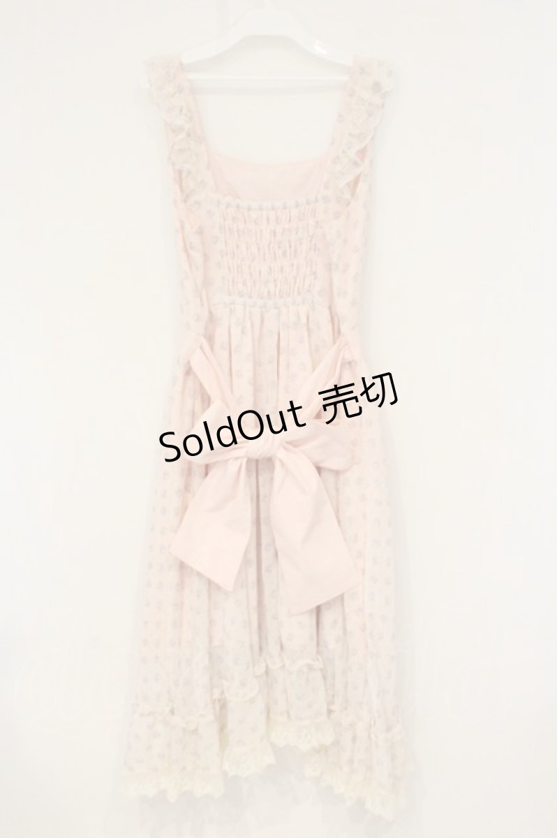 画像4: ERIKA collection / 花柄シアージャンパースカート LL ピンク O-26-09-07-056-LO-OP-OW-OS (4)