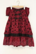 画像1: axes femme / フロッキーローズチュニック F ワイン O-26-09-07-058-AX-TO-OW-OS (1)