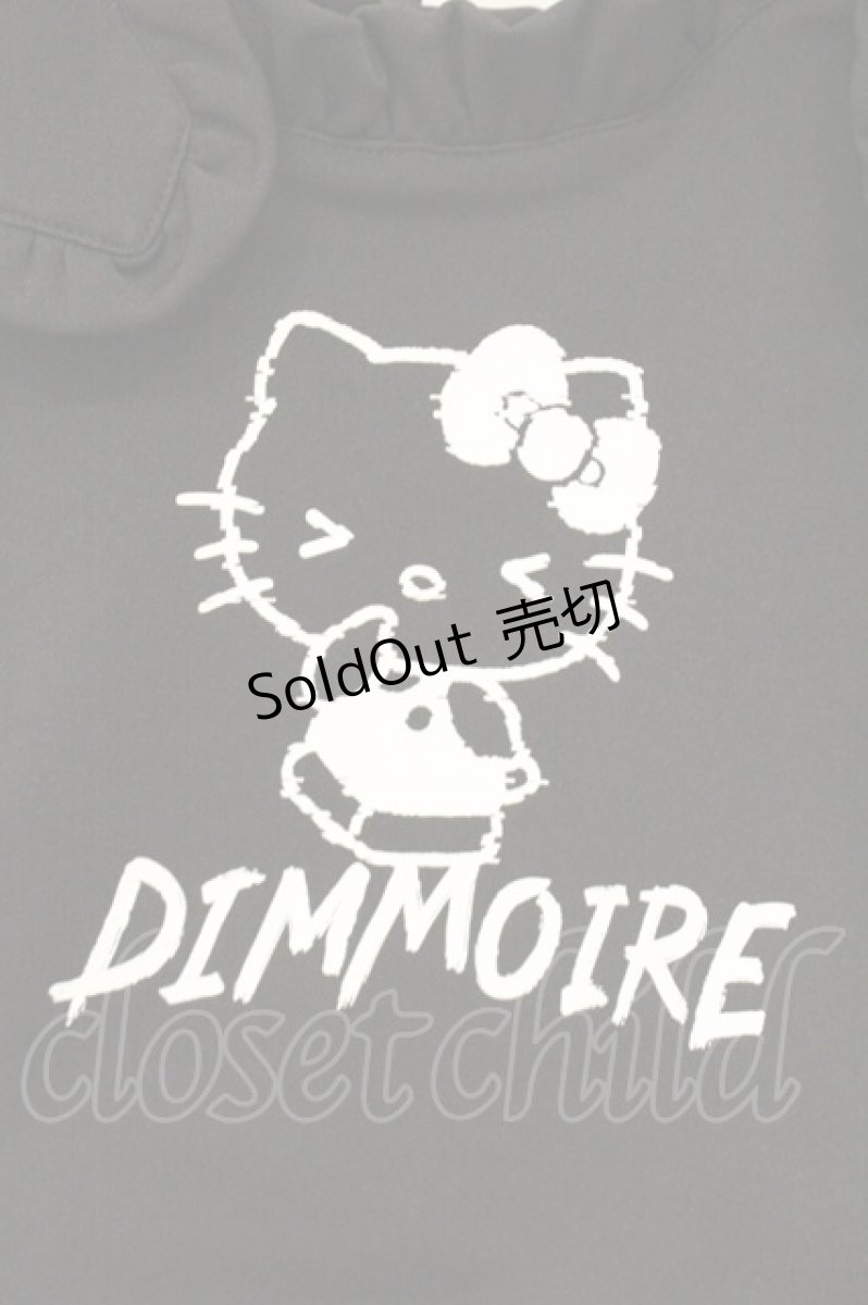 画像2: DimMoire / 【HELLO KITTY×DimMoire】フリルビスチェ  ブラック O-26-09-07-061-PU-TO-IG-ZY (2)