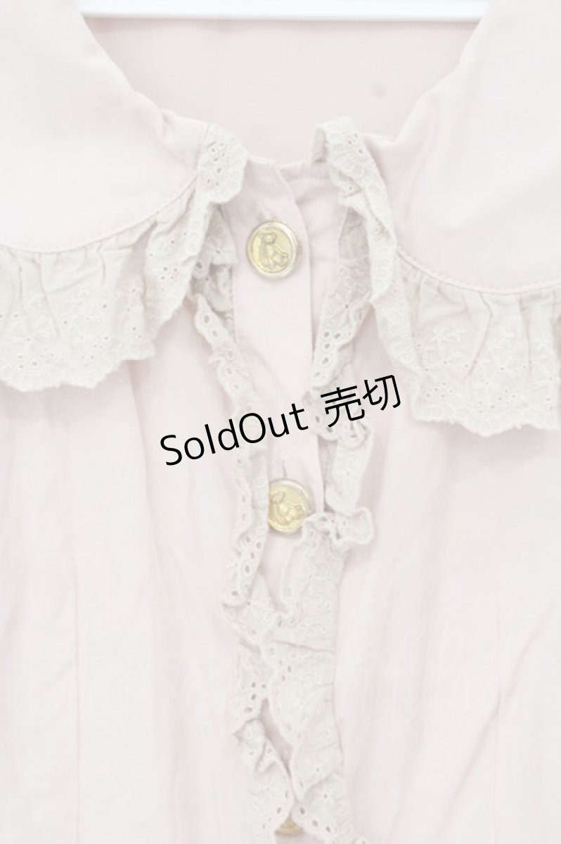 画像2: Swankiss / teddy botton B/L（テディボタンブラウス）  ピンク O-26-09-07-068-LO-BL-IG-OS (2)