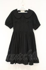 画像1: Favorite / リボン襟ワンピース  クロ O-26-09-07-009-LO-OP-OW-OS (1)