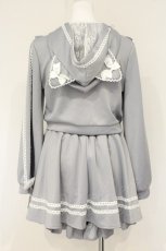 画像5: LOLITAその他 / サブカル系ねこねこセットアップ  ブルーグレー O-26-09-07-076-LO-OP-OW-OS (5)
