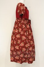 画像4: Physical Drop / シャーリングコーデュロイワンピース  アカ O-26-09-07-086-LO-OP-OW-OS (4)
