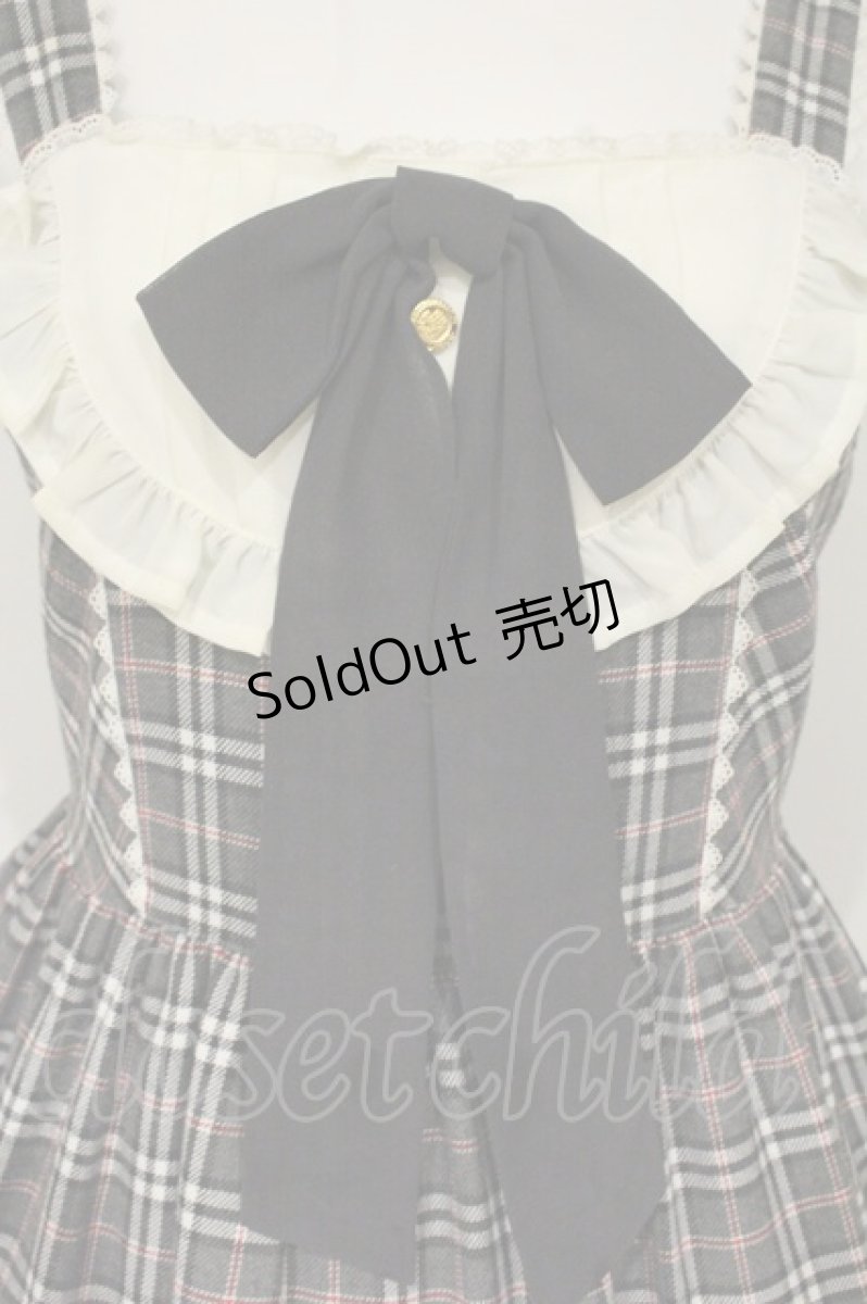 画像2: Angelic Pretty / cute candy checkジャンパースカート  グレー O-26-09-07-087-AP-OP-IG-OS (2)
